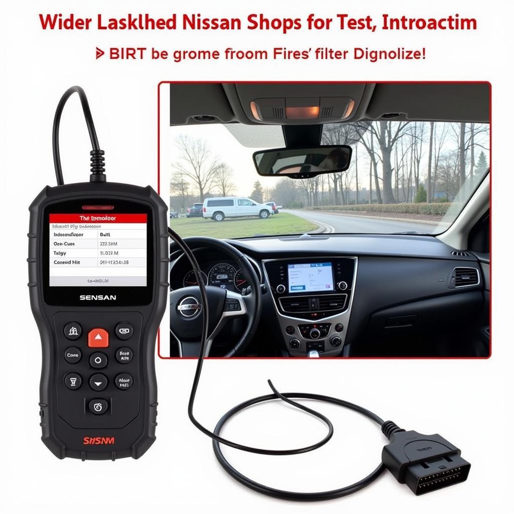 Nissan Sentra Diagnostic Scanner Performing an Immobilizer Test