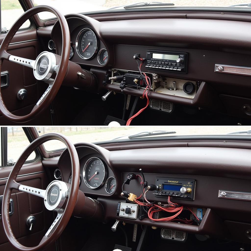 Installing an Old Fashioned Bluetooth Car Radio