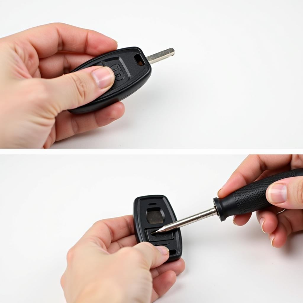 Carefully Opening a Key Fob Casing