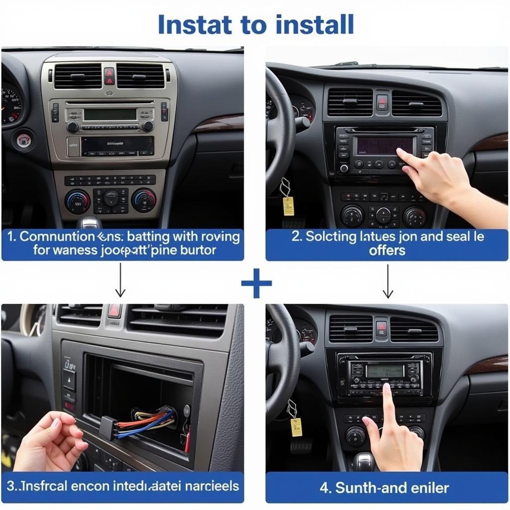 Pioneer Car Radio Installation Process in a Modern Car