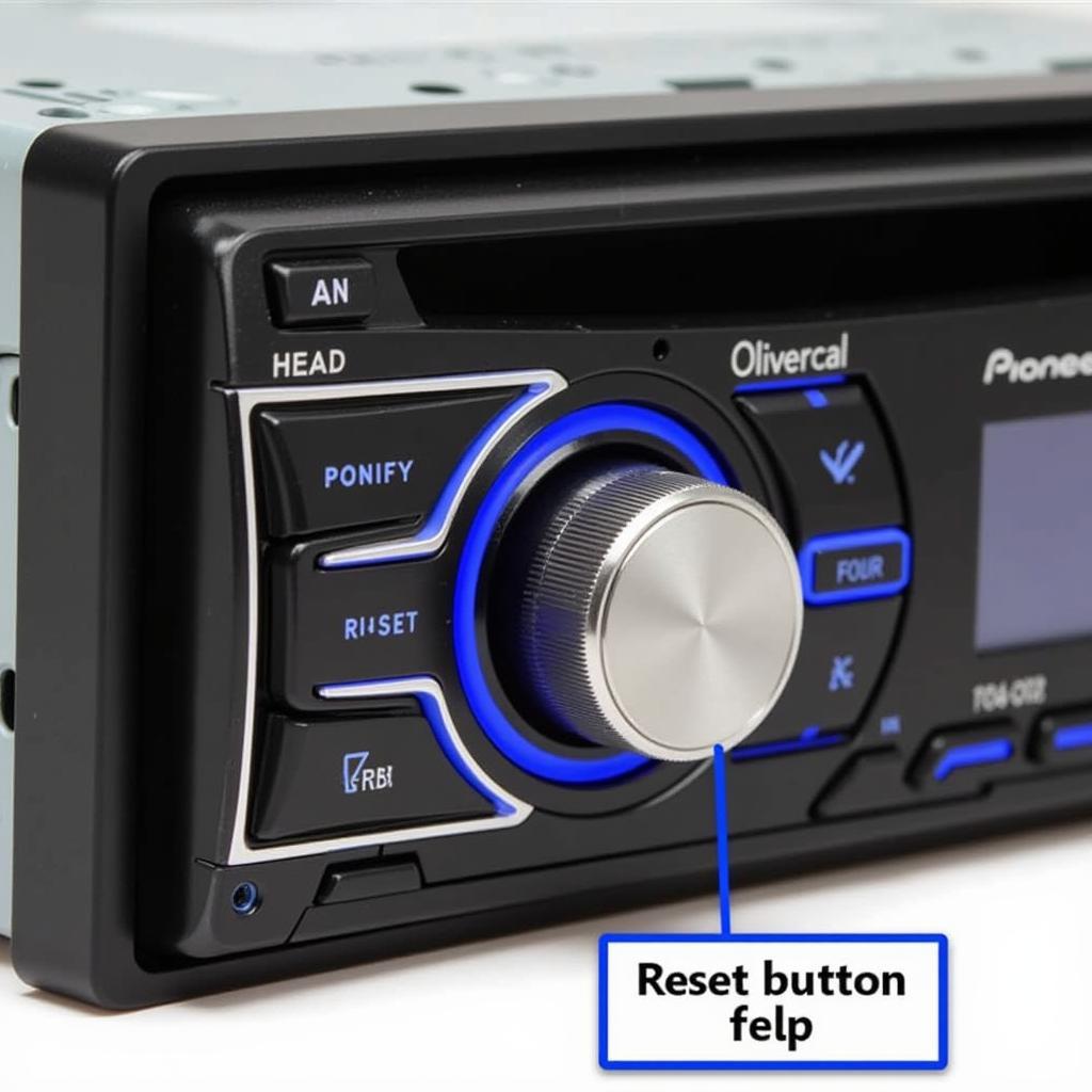 Pioneer FH-X720BT Reset Button Location