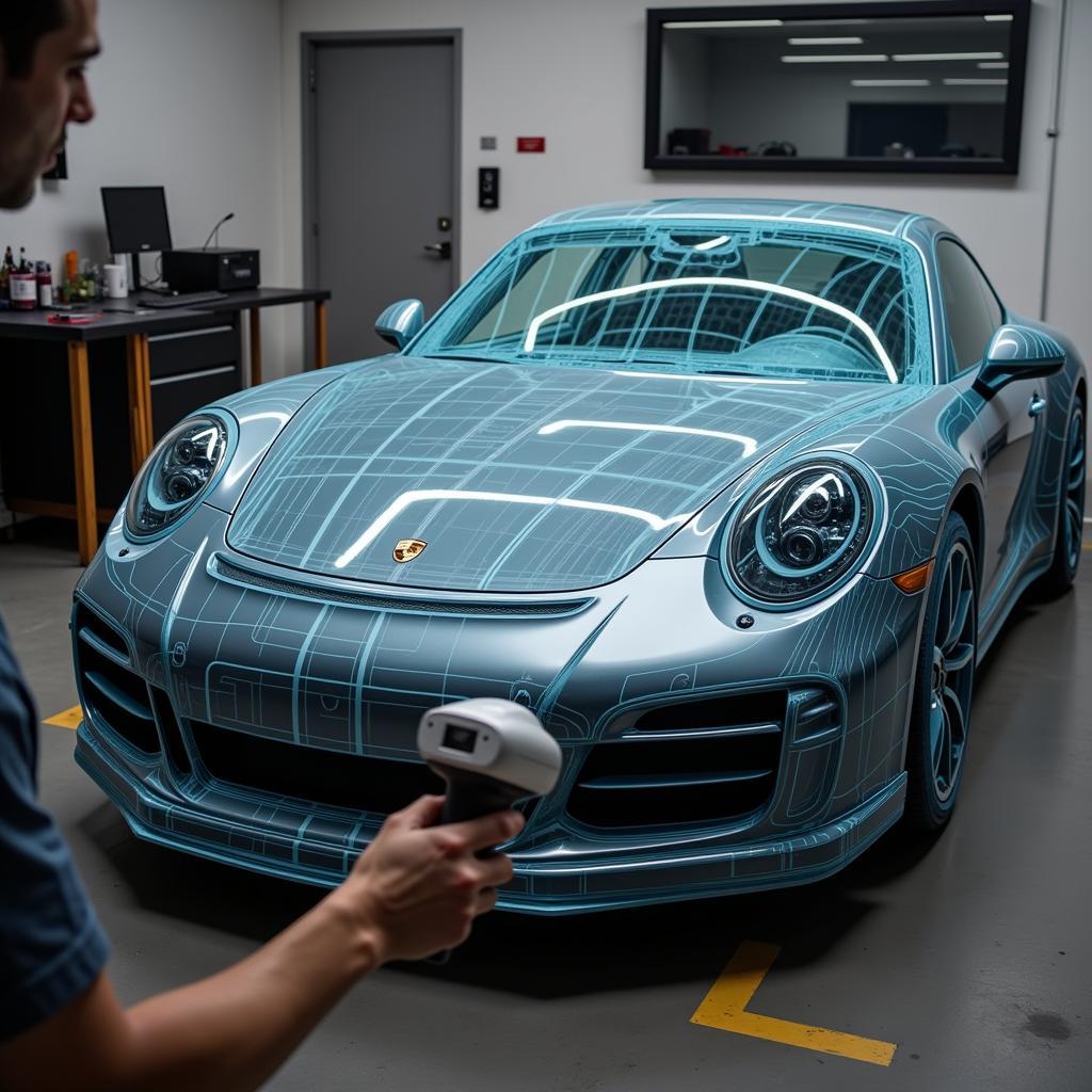 Porsche 911 3D Scan Process