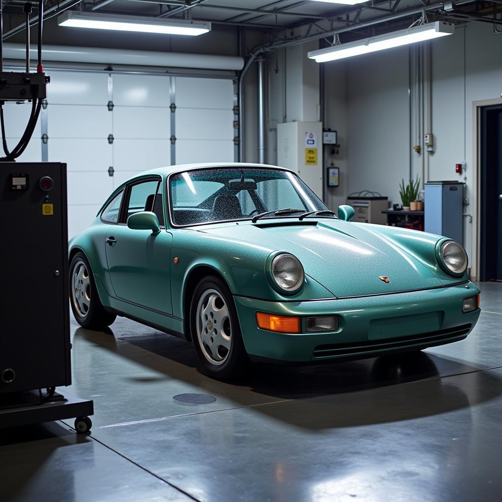 Porsche 964 3D Scanning Process in Action