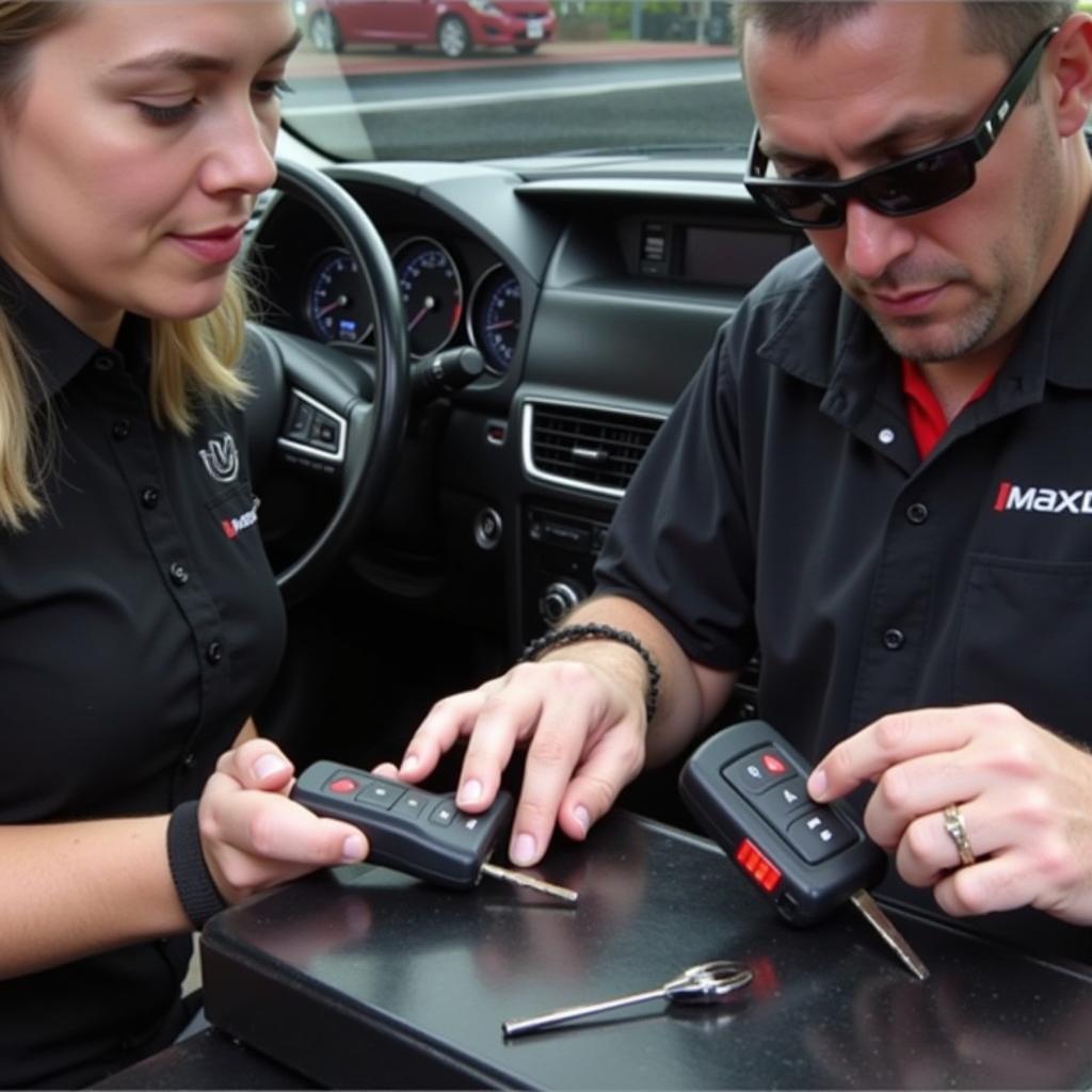 Professional Locksmith Cloning Mazda CX9 Key Fob