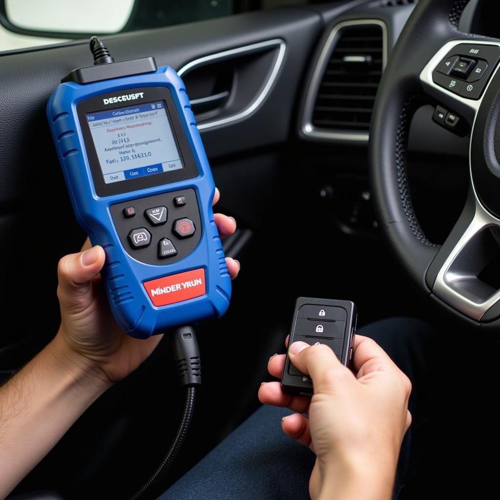 Programming Car Key Fob with OBD2 Scanner