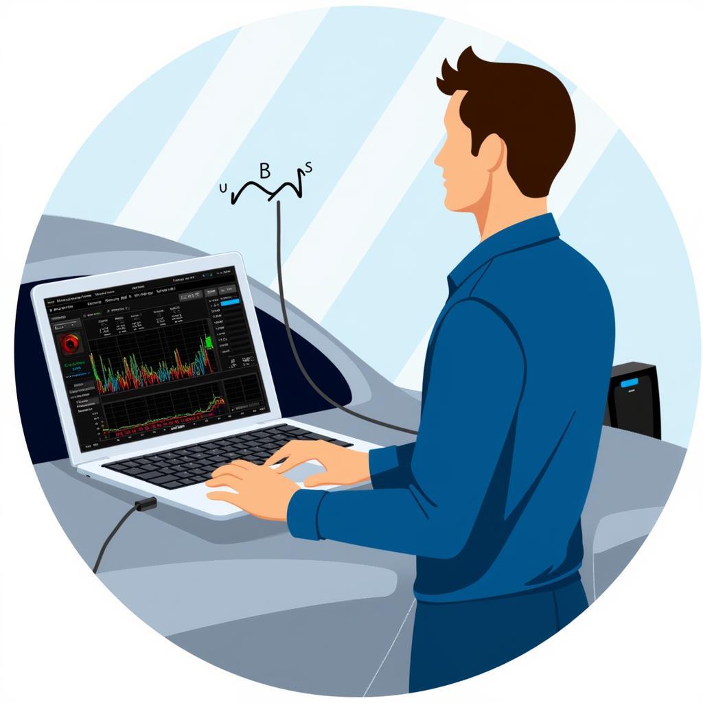 Remote Car Diagnostics Software in Use