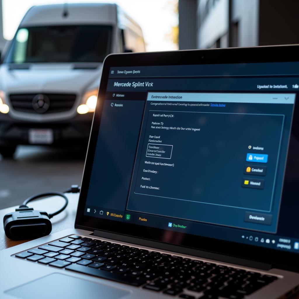 Remote Software Installation on a Mercedes Sprinter Van