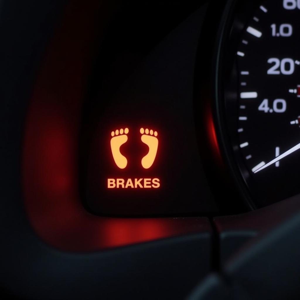 Renault Clio Brake Warning Light on Dashboard