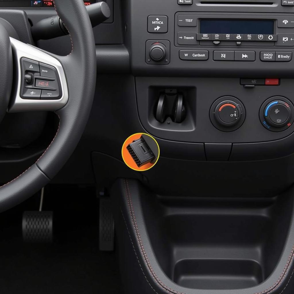 Renault Trafic OBD Port Location