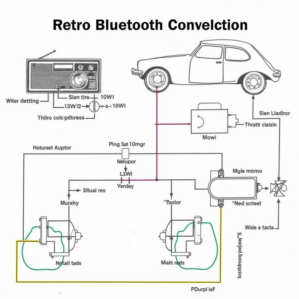 Wiring Diagram for Retro Bluetooth Radio