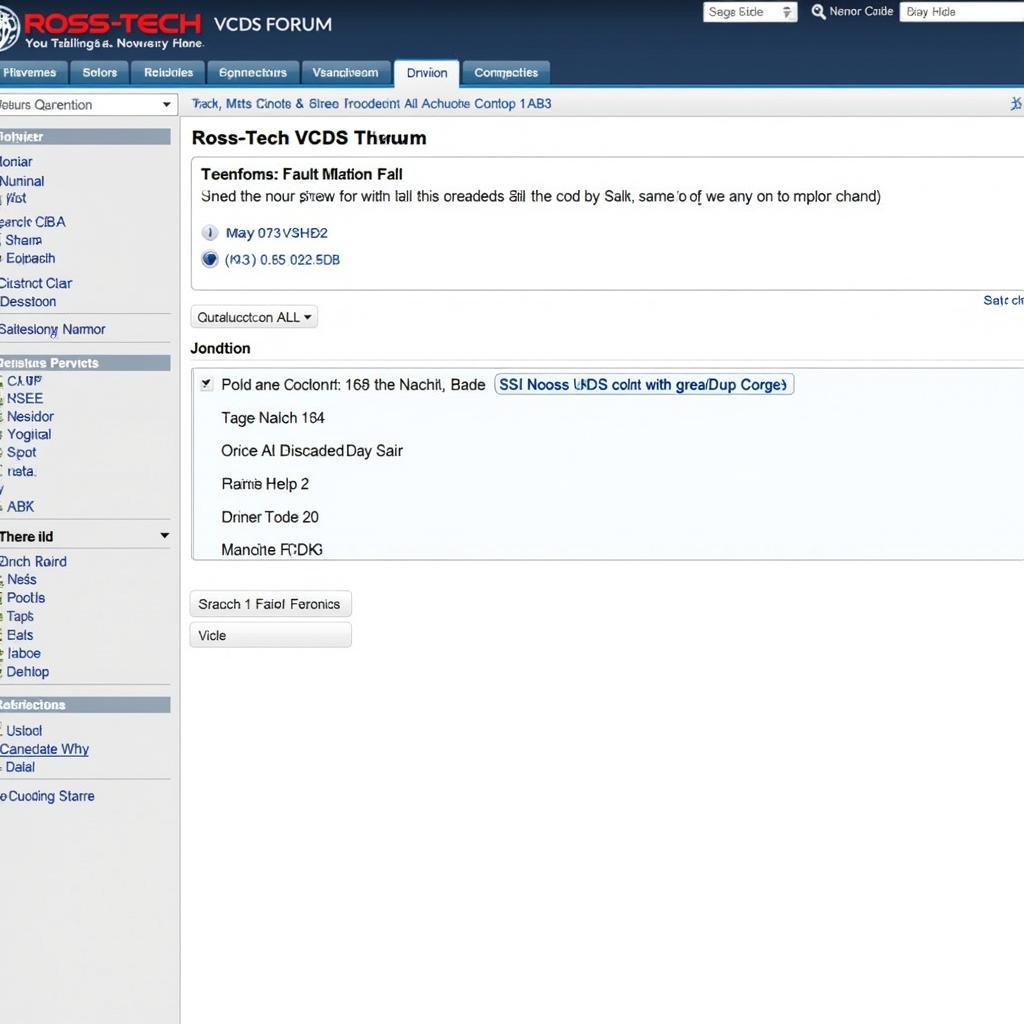 Ross-Tech VCDS Forum Interface