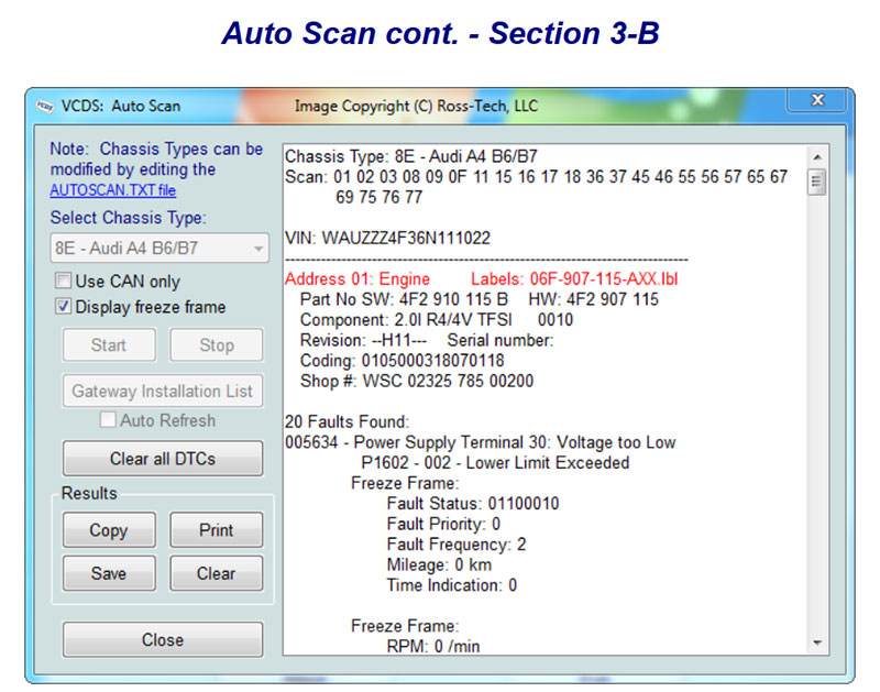 Content of Ross Tech VCDS Manual 