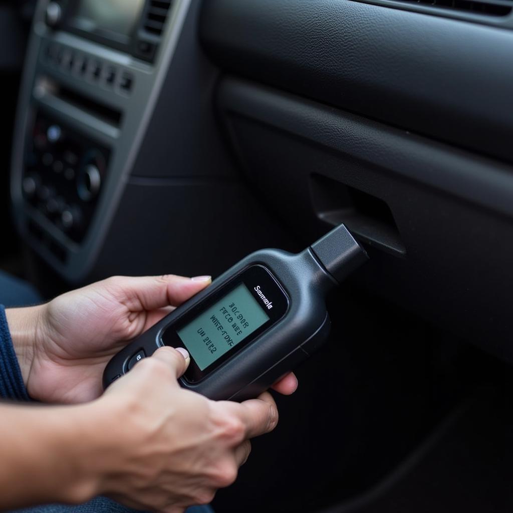 Using an OBD-II Code Reader on a Seat Alhambra