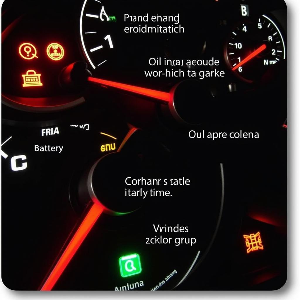 Common Seat Mii Warning Lights