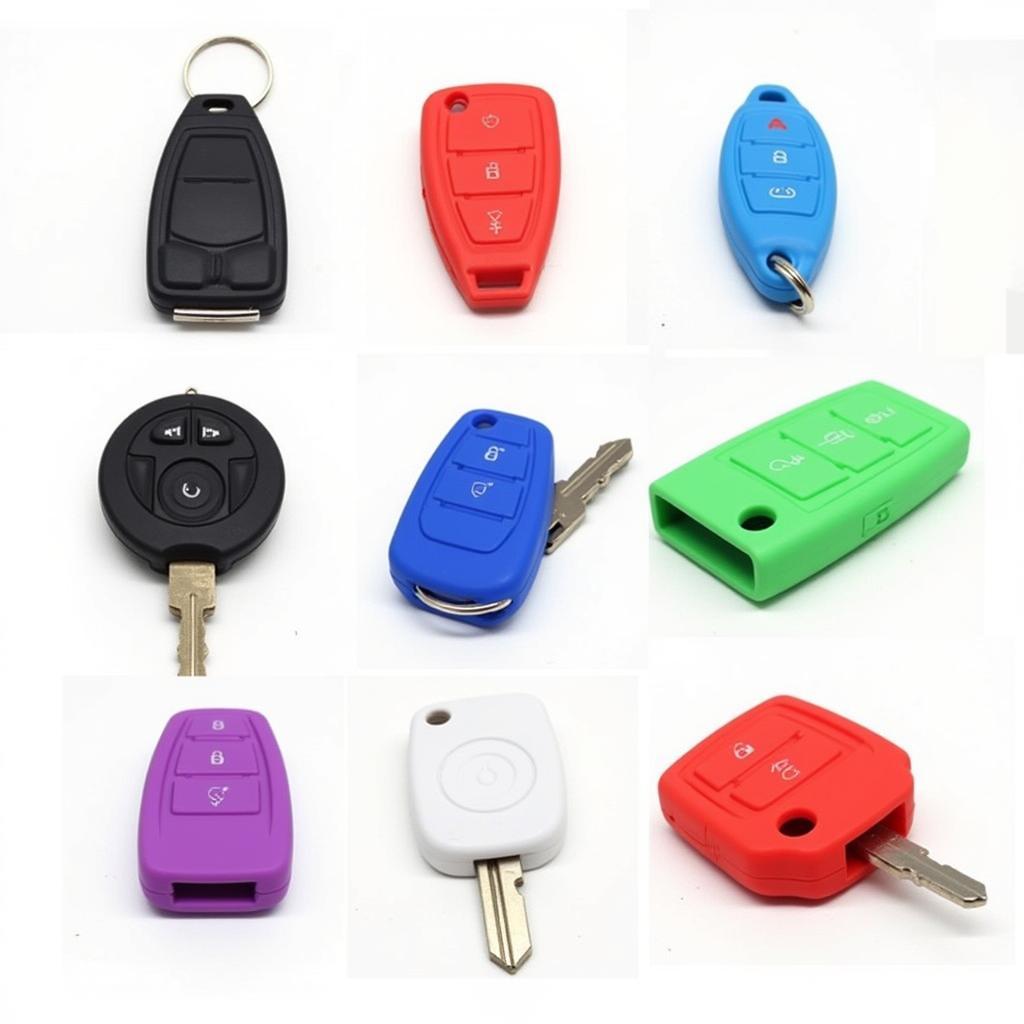 Various Silicone Key Fob Covers