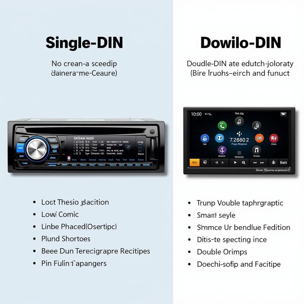 Single-DIN vs. Double-DIN Bluetooth Radio Comparison