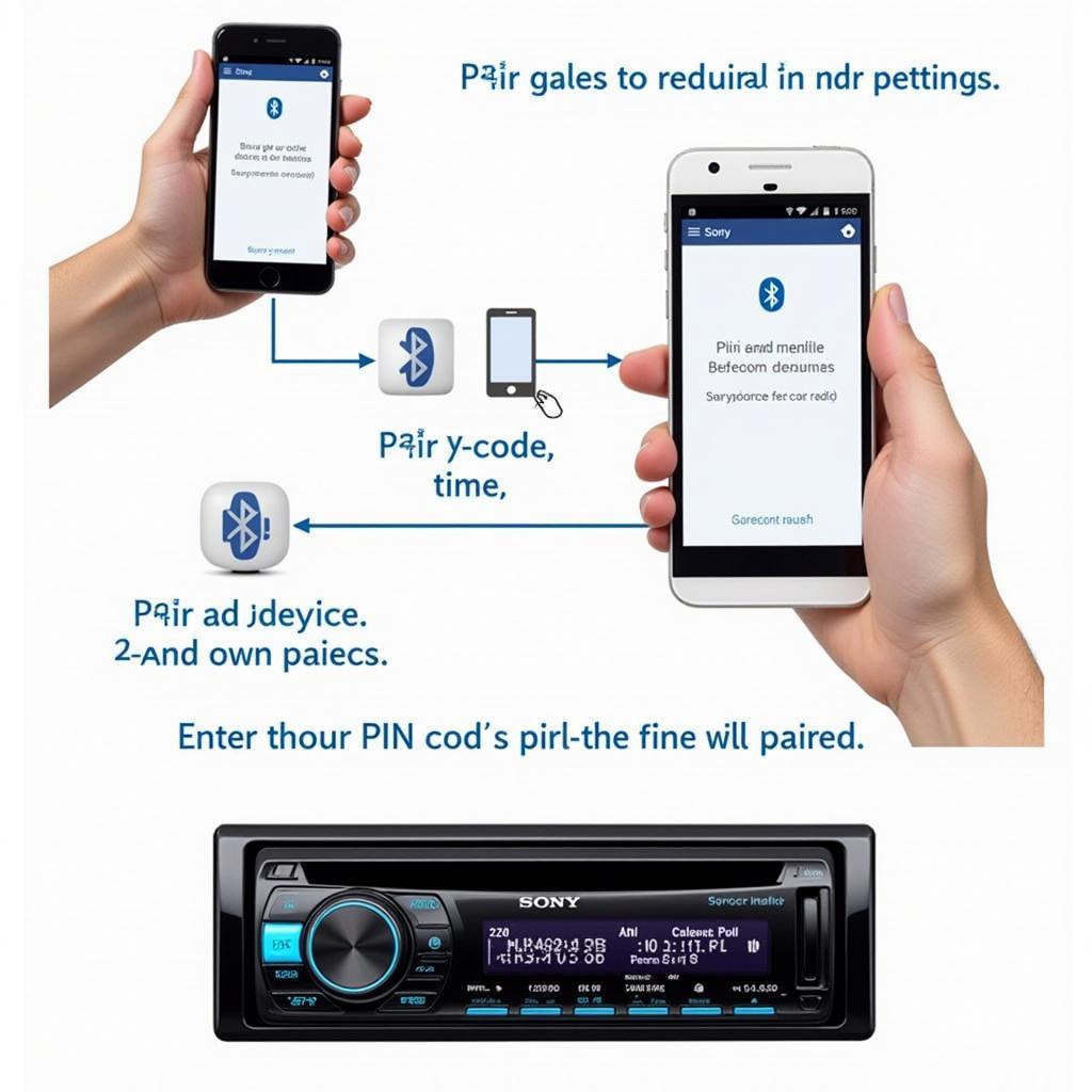 Smartphone Pairing with Sony Car Radio