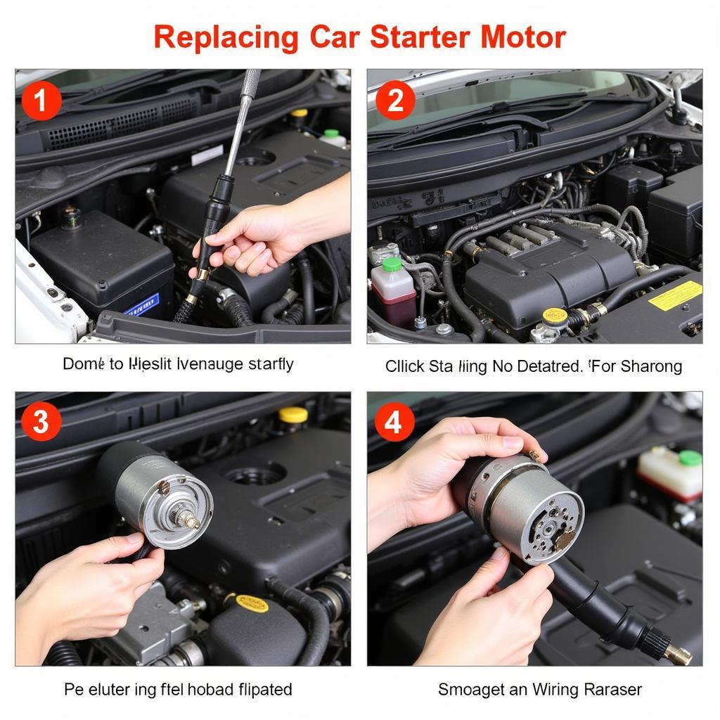 Replacing a Car Starter Motor