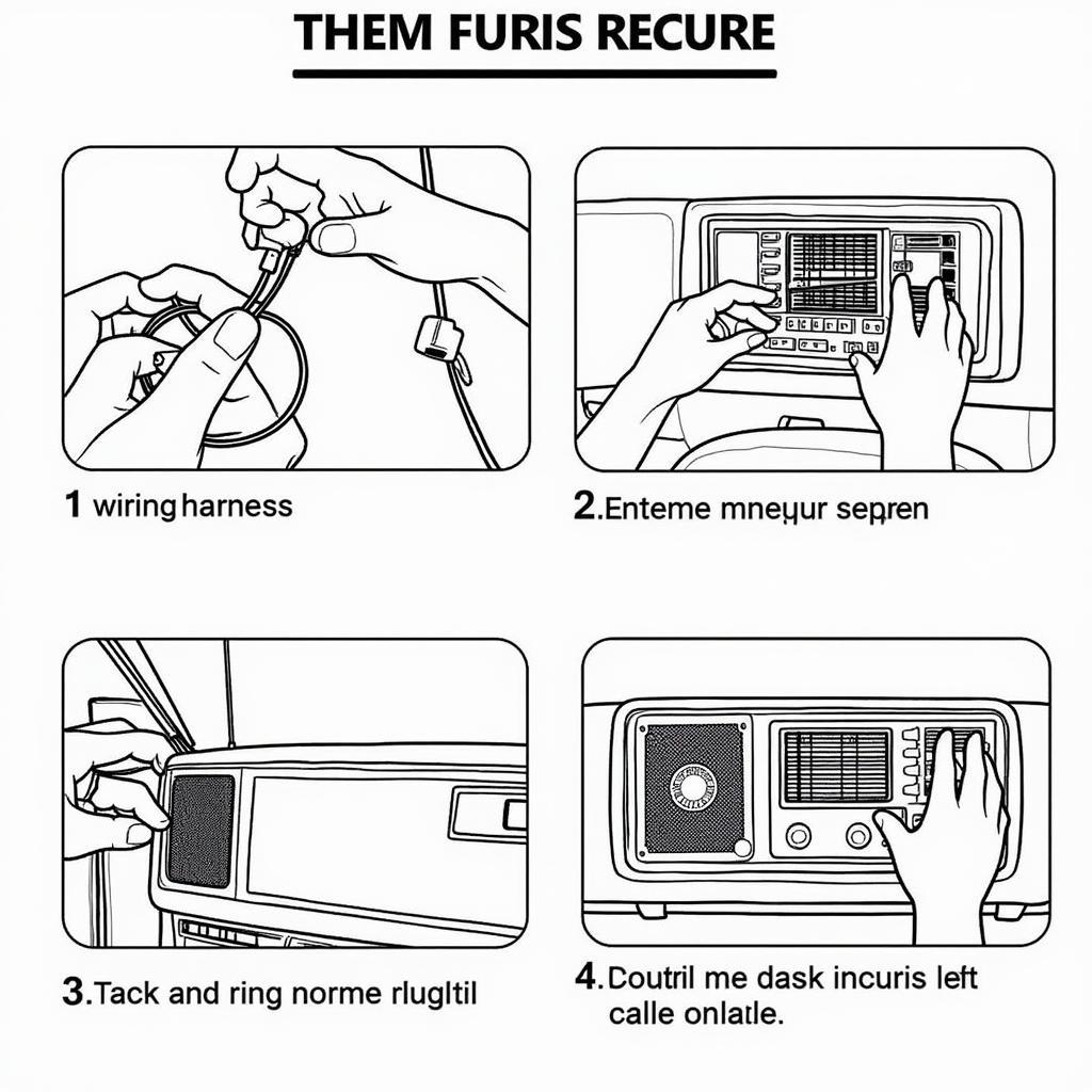 Telefunken Deckless Car Radio Installation Process