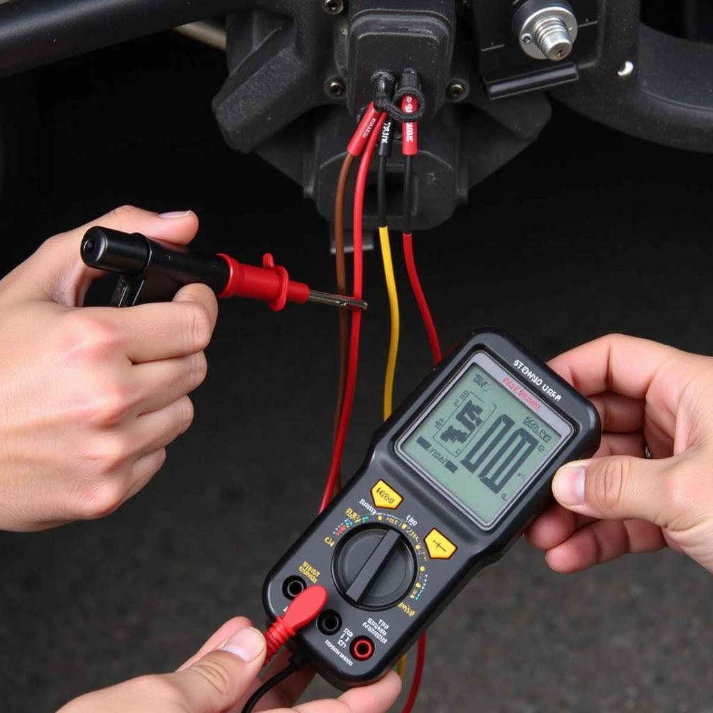 Using a Multimeter to Diagnose Trailer Brake Circuit Issues on a 2016 Chevy Silverado