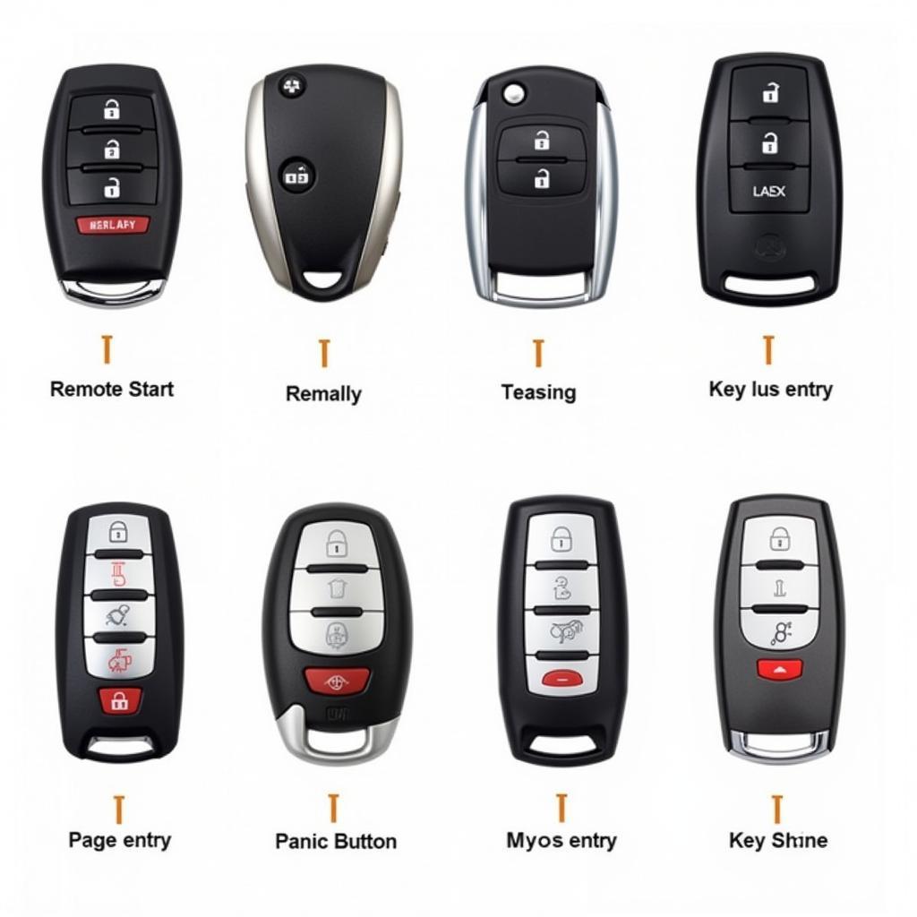 Different Types of Toyota Camry Key Fobs and Their Features