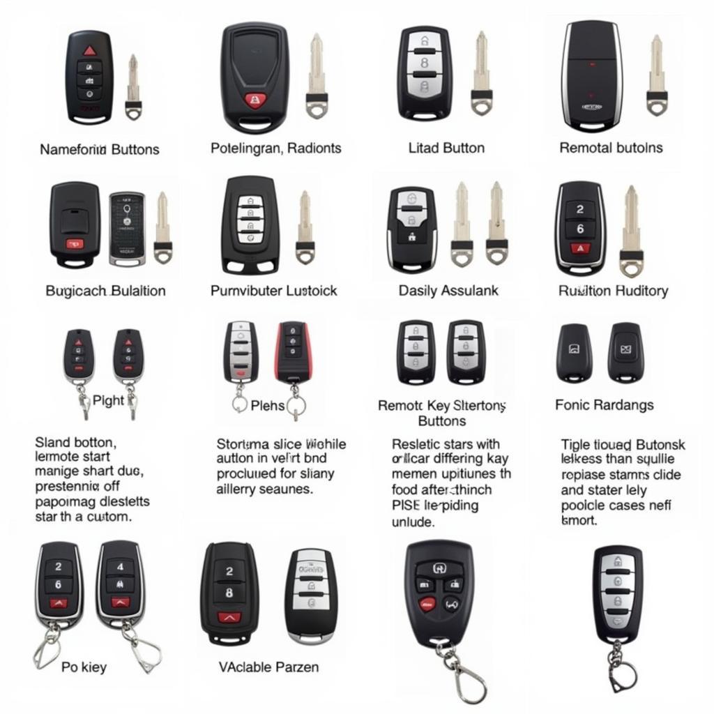 Different Types of Universal Key Fobs