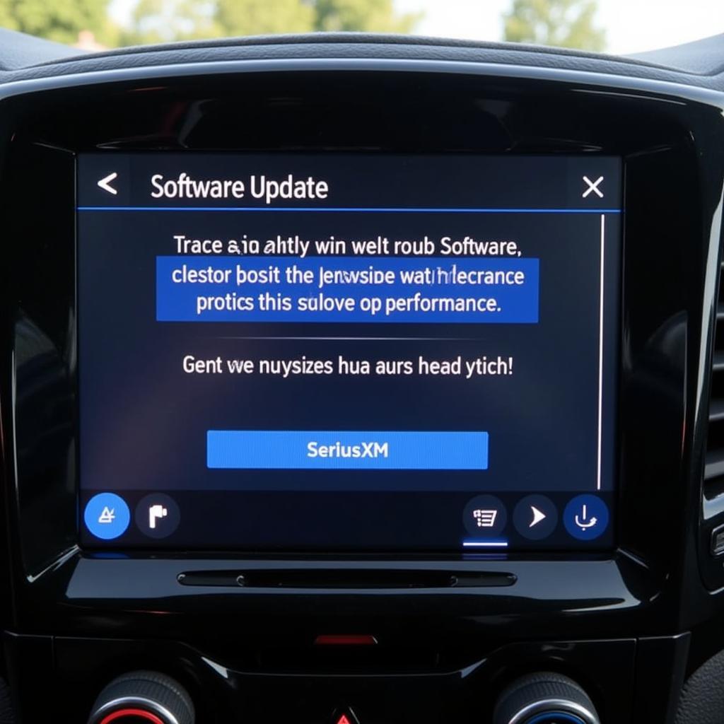 Updating SiriusXM Car Radio Software