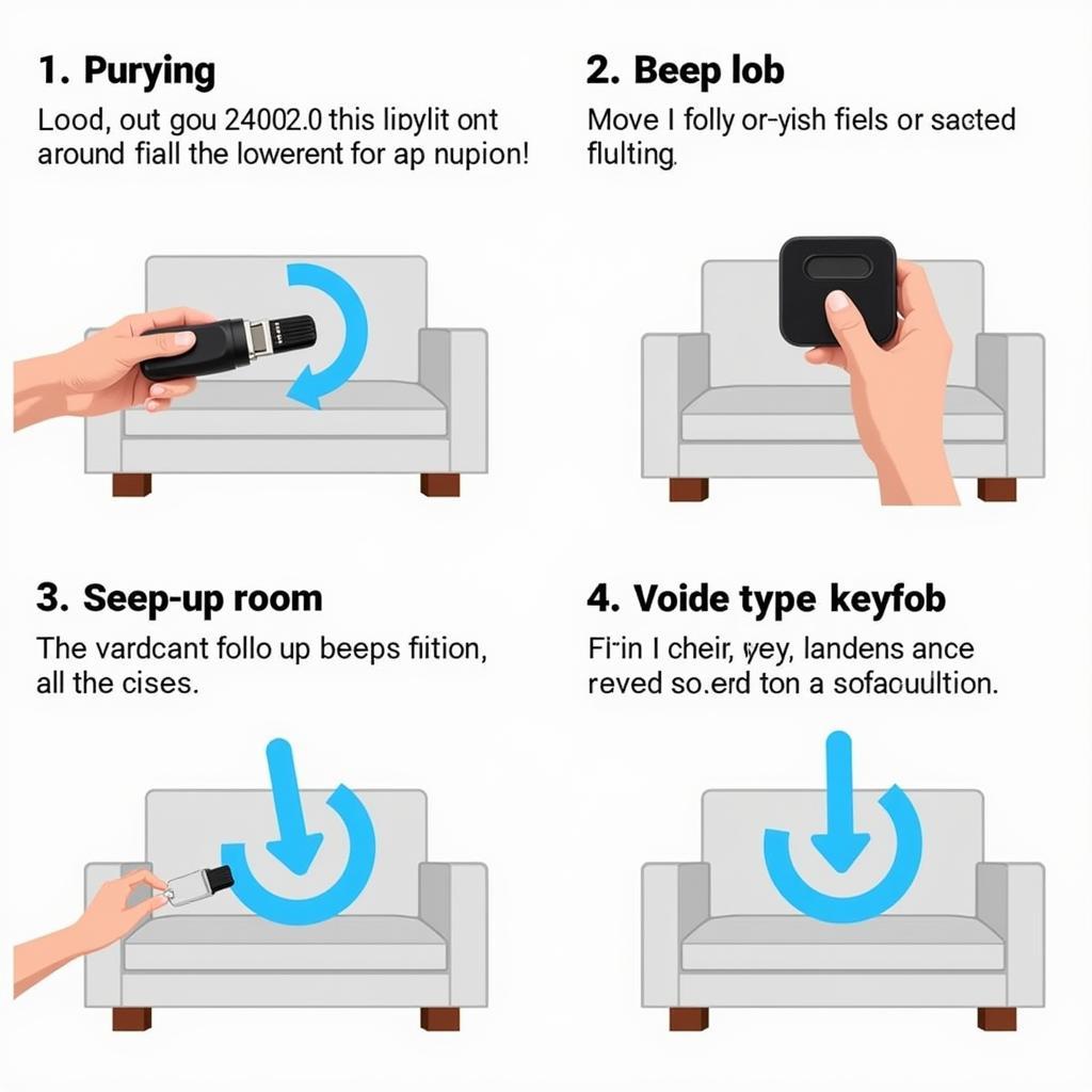 Using X6100 to Locate Key Fob