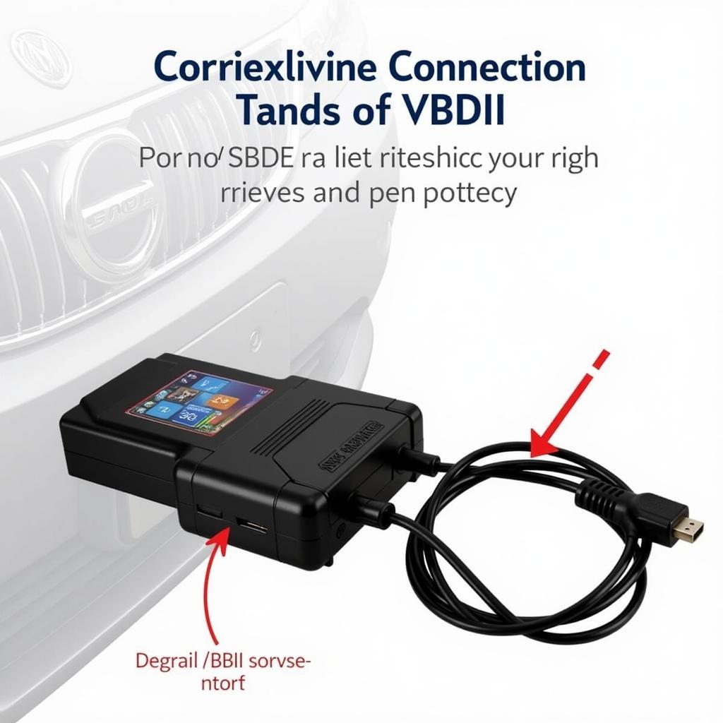 VCDS 17.1.3 Cable Connection to OBD-II Port