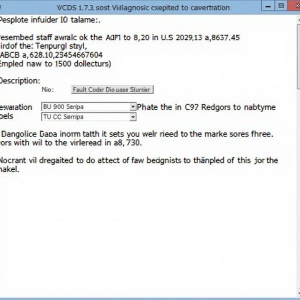 VCDS 17.1.3 Diagnostic Report Example