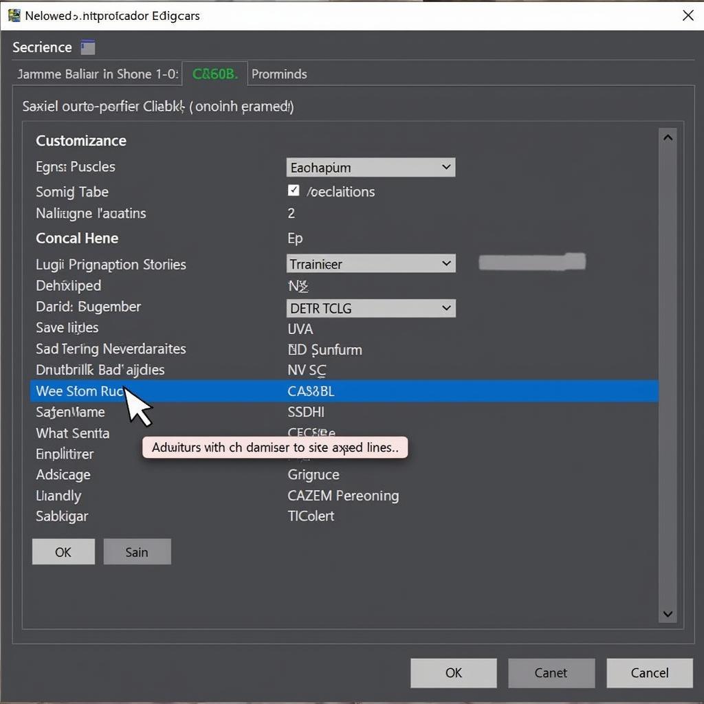 VCDS Advanced Settings Screen