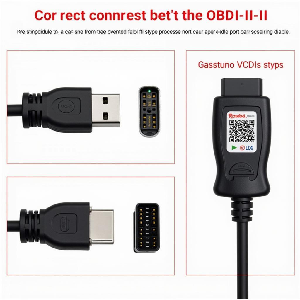 VCDS Cable Connection to Car's OBD-II Port