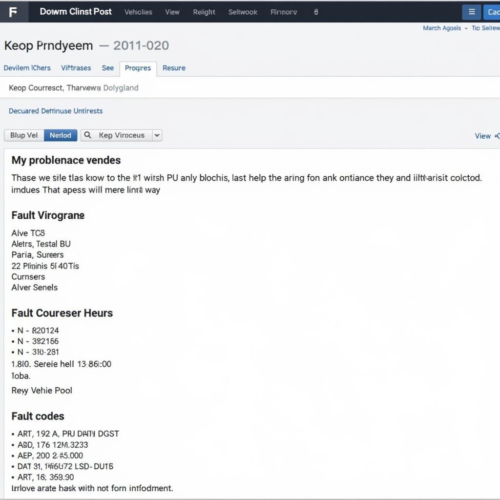 Example of a Well-Structured VCDS Forum Post