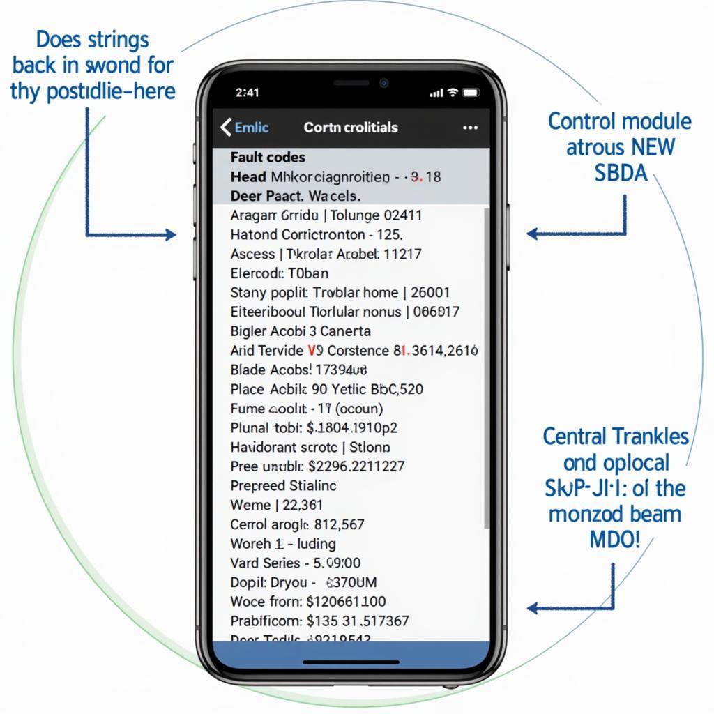 VCDS Mobile App Interface Screenshot