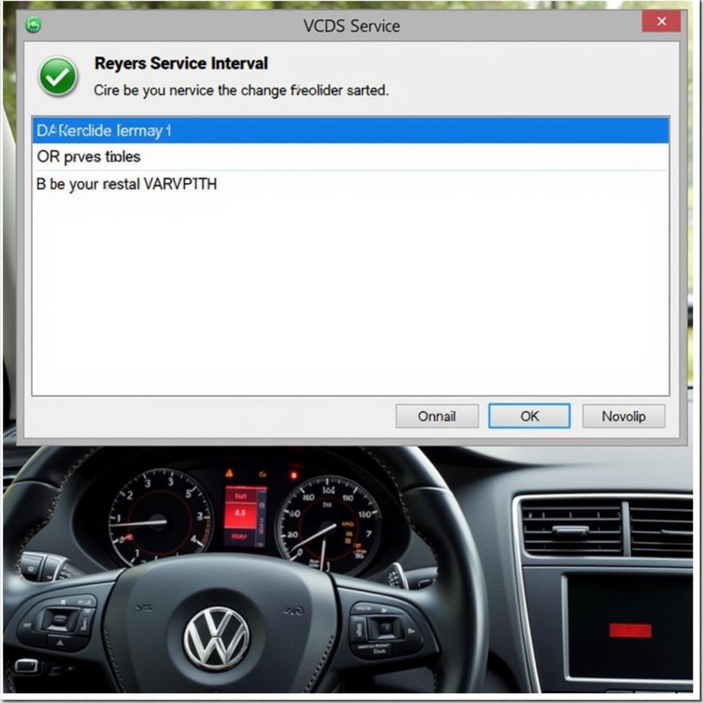 VCDS Service Interval Successfully Changed