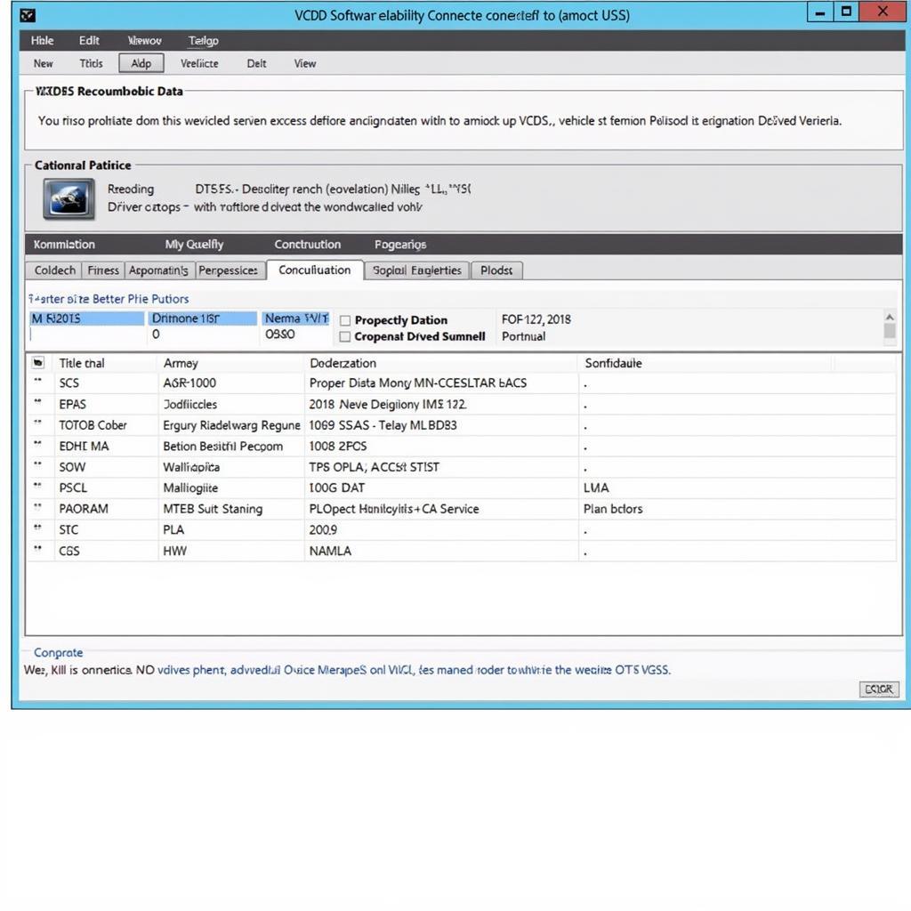 VCDS Software Successfully Connected to Vehicle