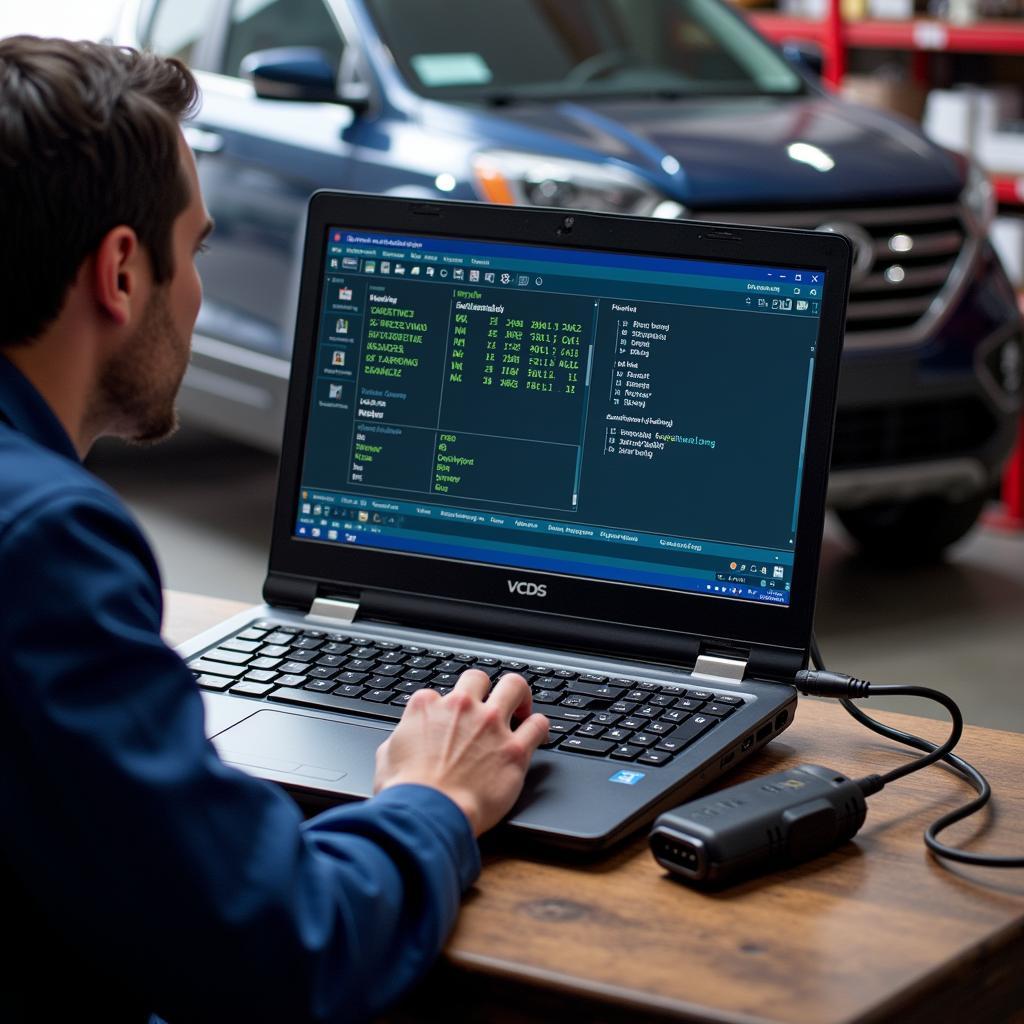 VCDS Software Diagnosing Car Issues