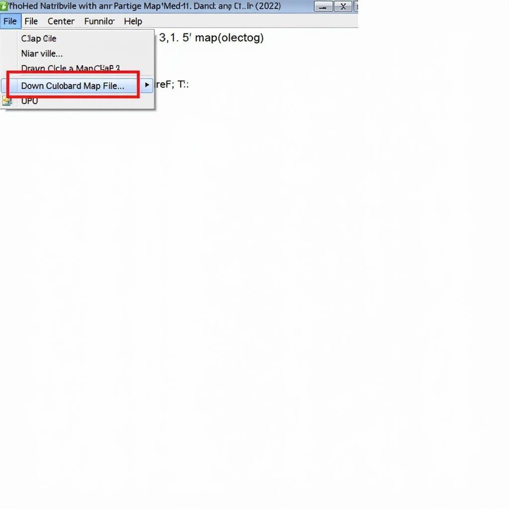 VCDS Software Interface with Map File Location Highlighted