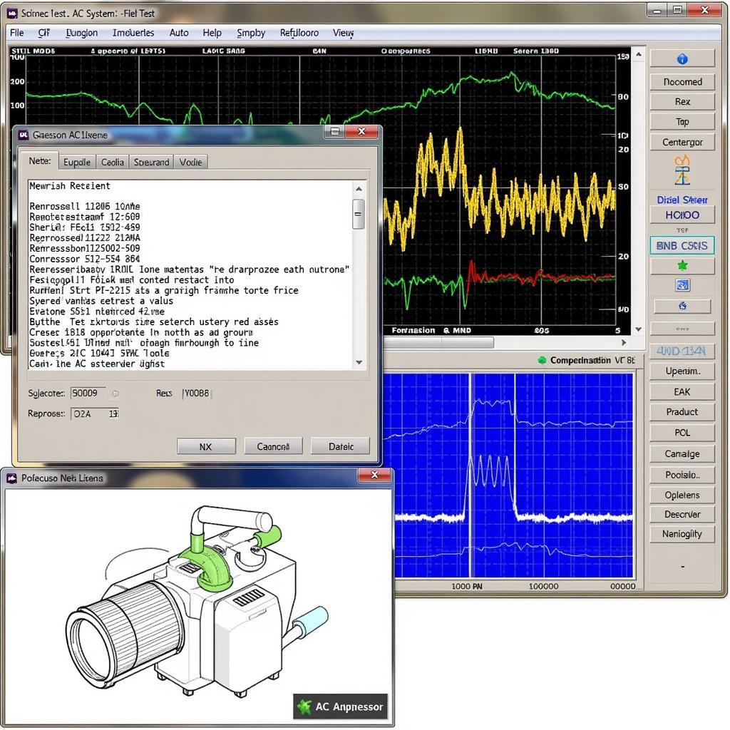 VCDS Software Performing AC System Test