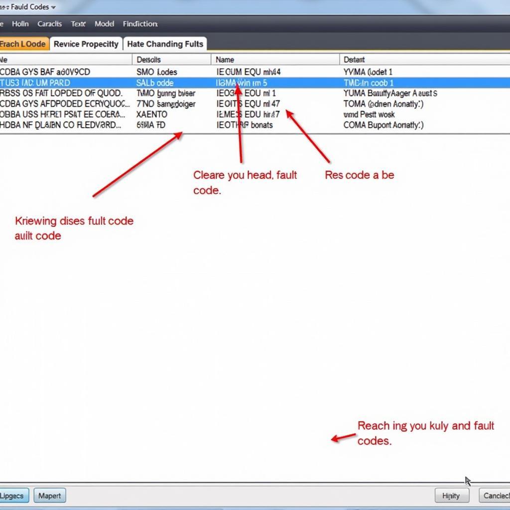 VCDS Software Screenshot Showing Fault Codes