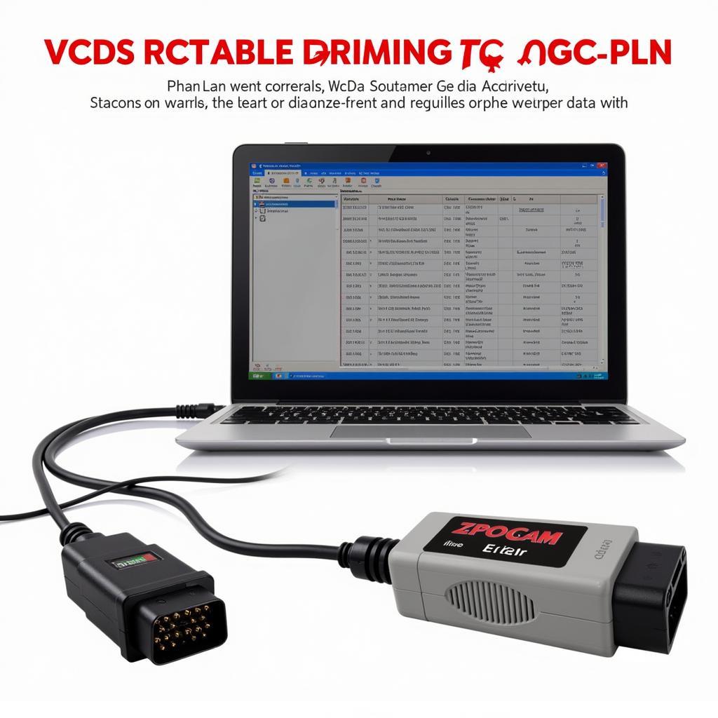 VCDS Tool Connected to Audi OBD-II Port