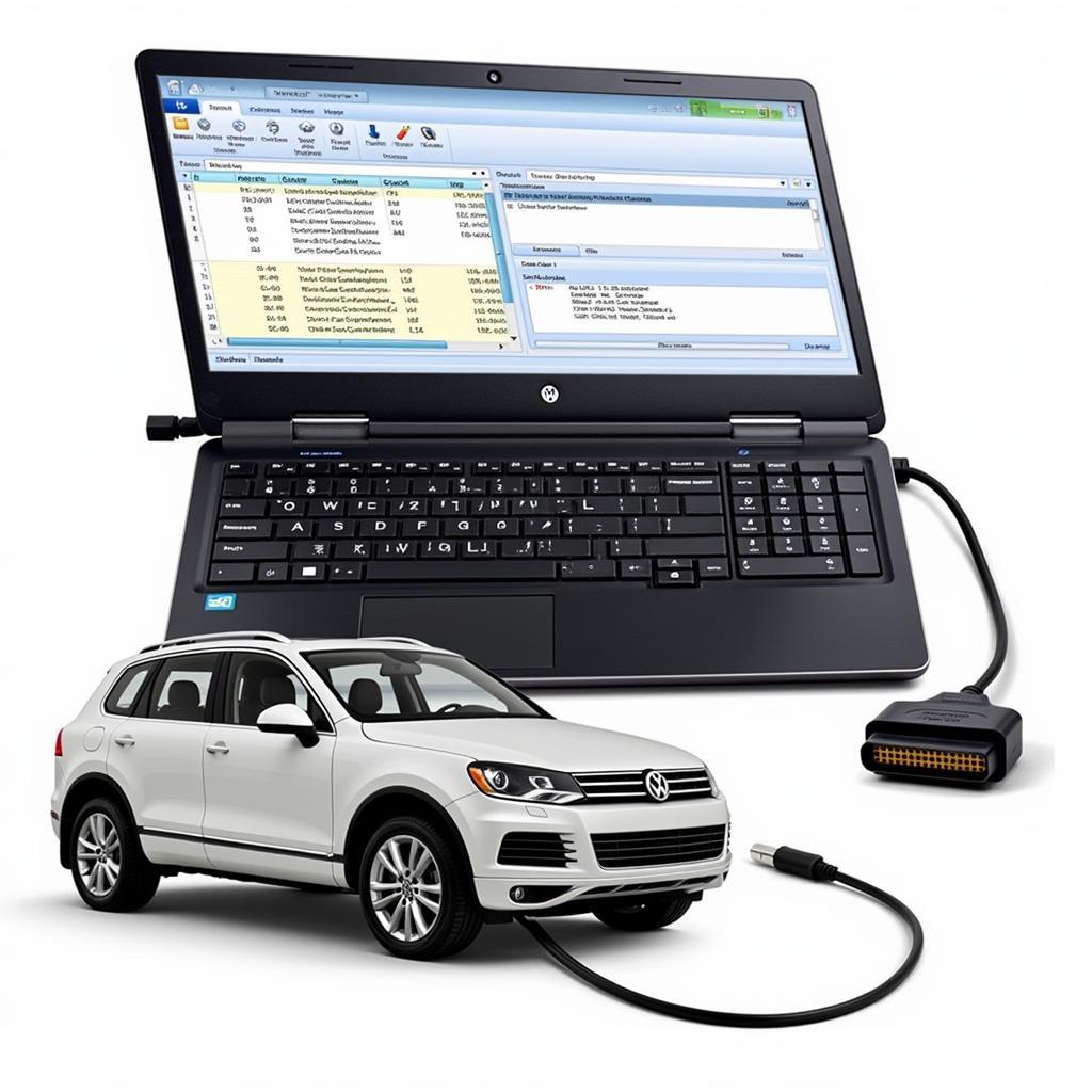 VCDS Diagnostics on a VW Touareg