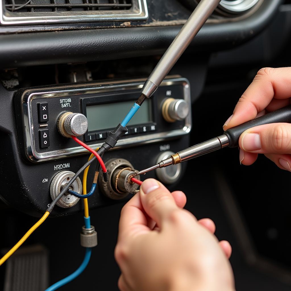 Restoring Vintage Car Radio Wiring