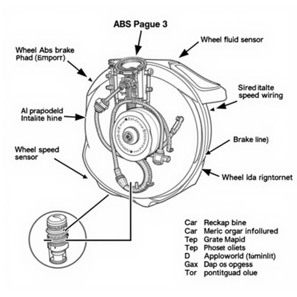 VW Passat ABS Brake System Components