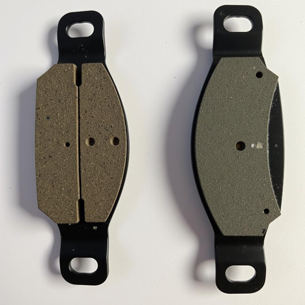 Worn Brake Pads on a Peugeot 3008