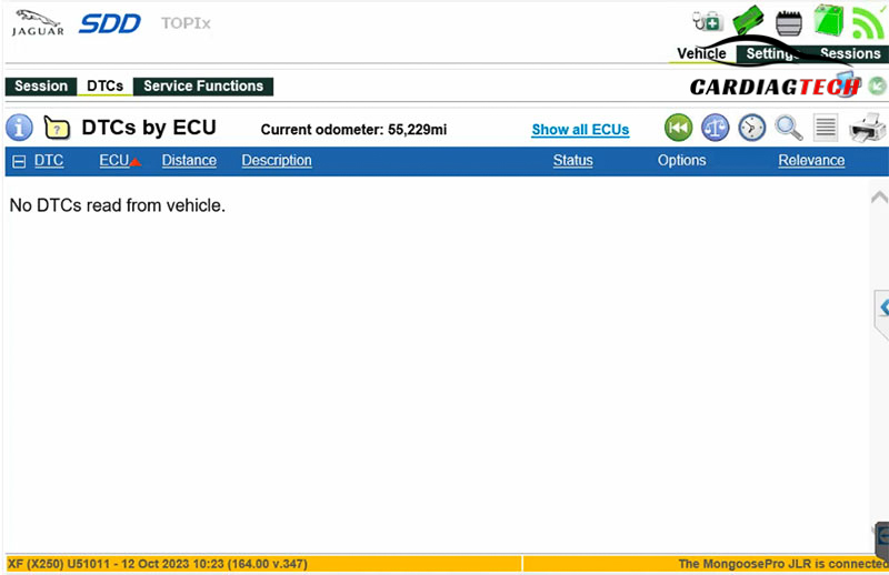 Check DTCs by ECU