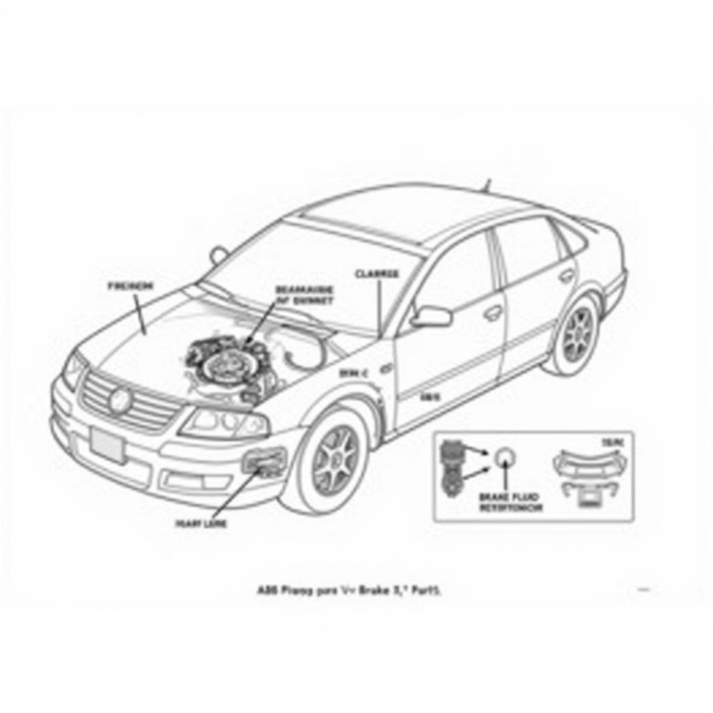 2000 VW Passat Brake System Diagram