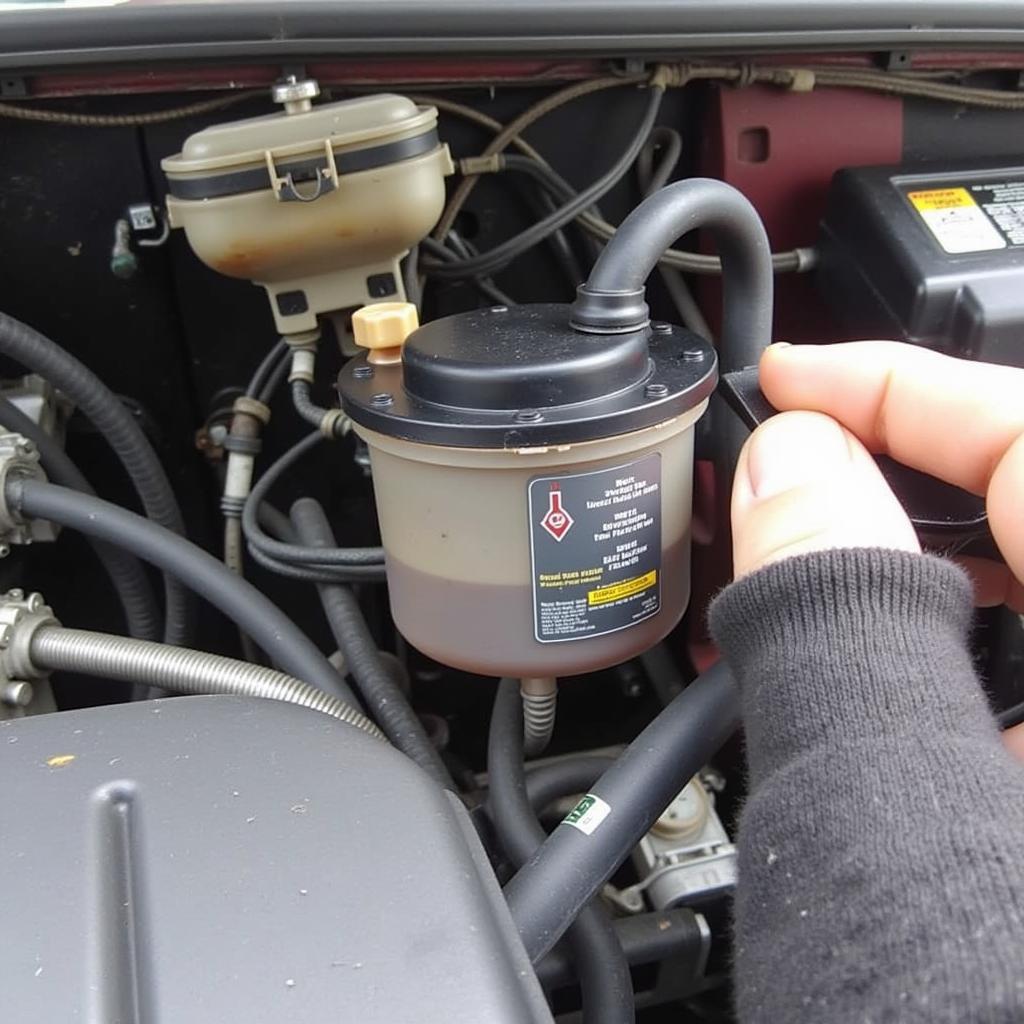 2002 Ford Ranger Brake Fluid Reservoir Location and Check