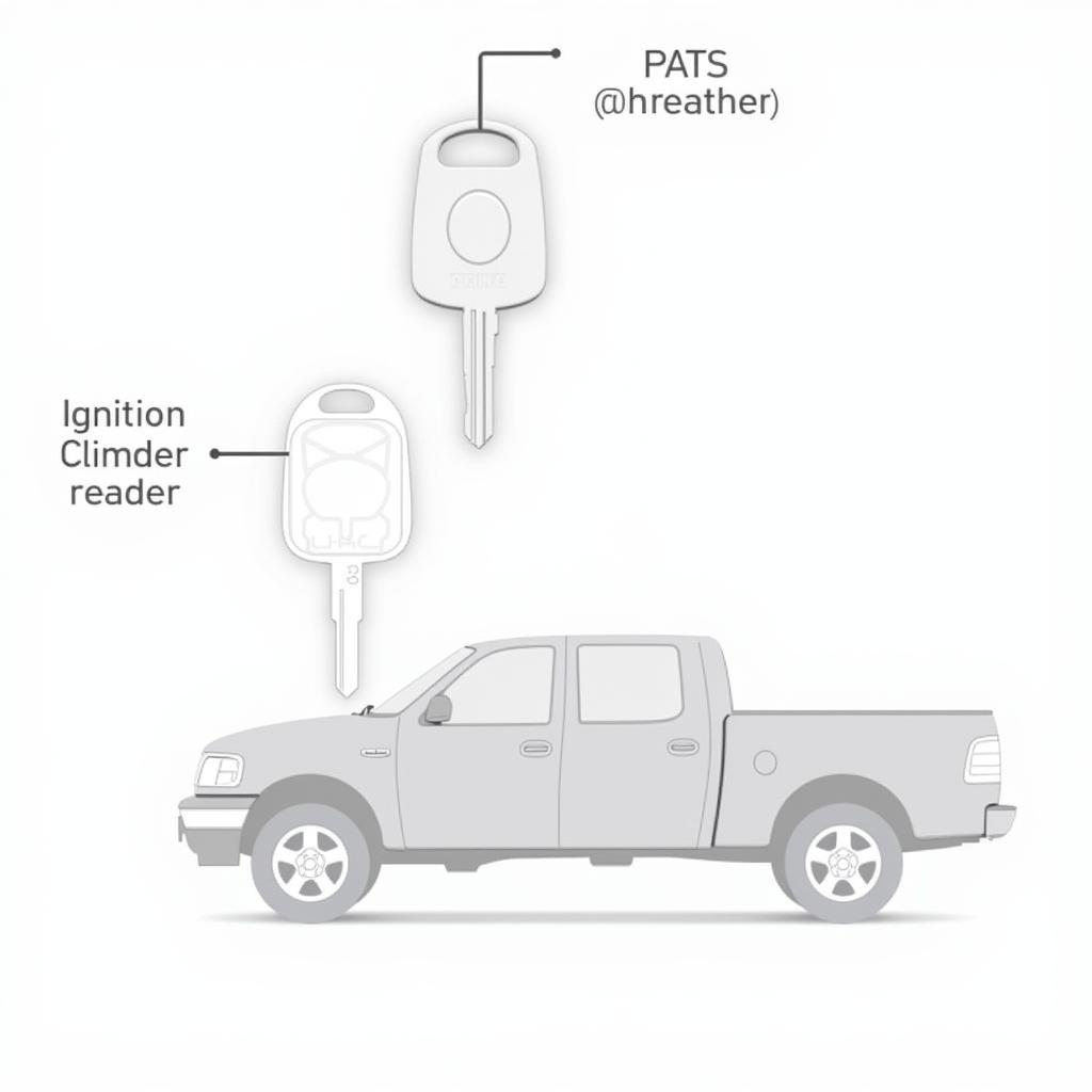 2003 Ford F150 PATS System Components