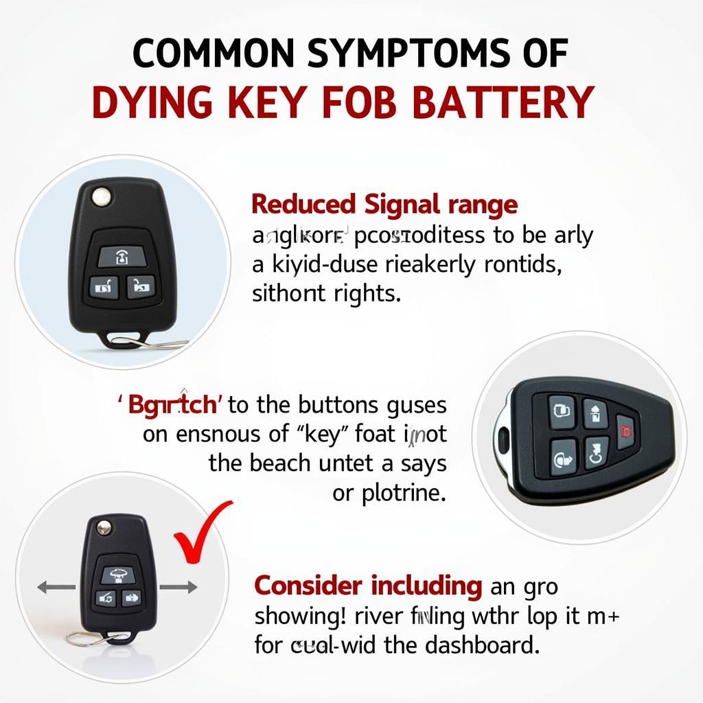 Symptoms of a Dying Key Fob Battery